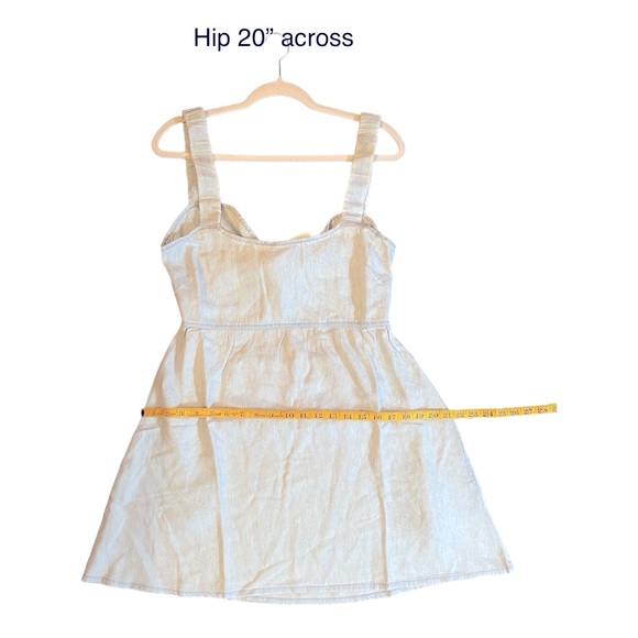 NWT Show Your MUMU. Tana Babydoll Dress in Shore Chambray. Size Large - Picture 7 of 15